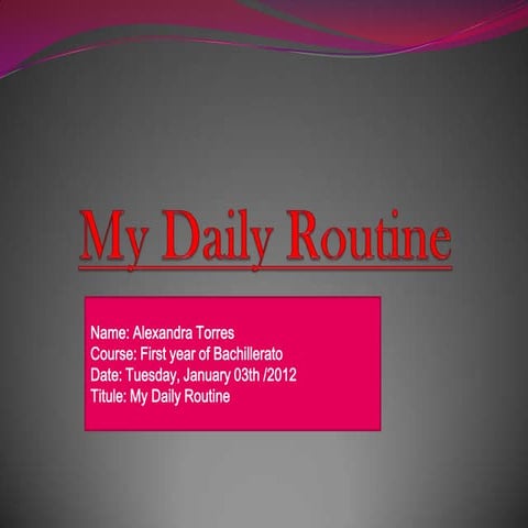 My daily routine ingles alexandra[1]