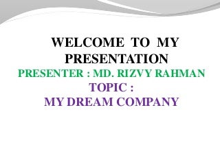 My desired IT company