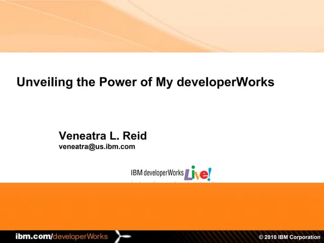 My developer works