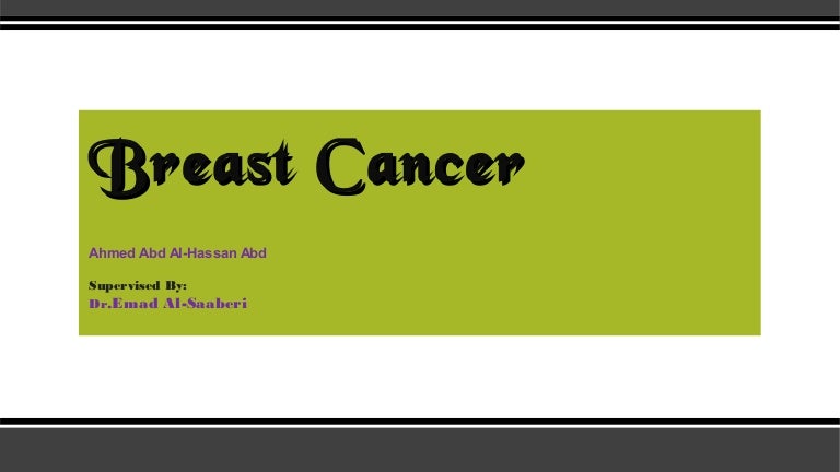 Breast cancer case study scribd picture