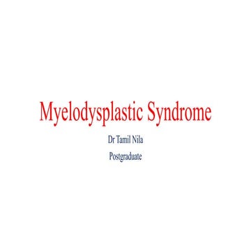 Myelodysplastic Syndrome.pptx