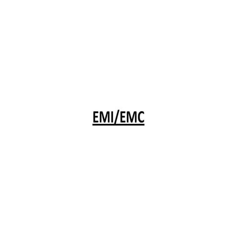 EMI/EMC | PPTX | Physics | Science