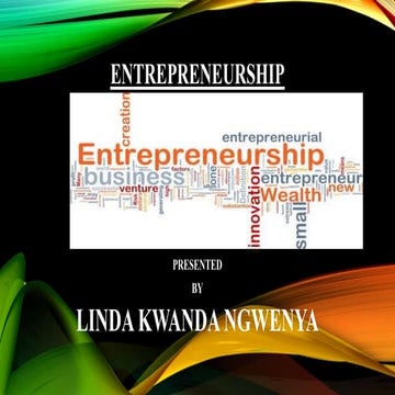My entrepreneurship