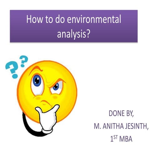 environmental analysis