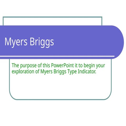 Myers_Briggs_personality.ppt about a theory