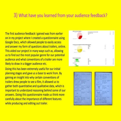 My evaluation – question 3