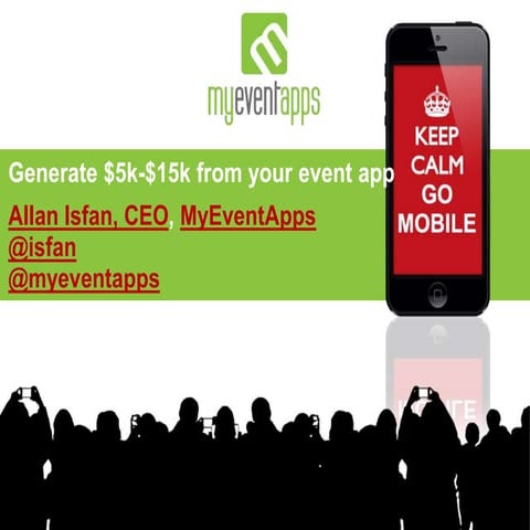 How to Generate $5k-$15k from your Event App