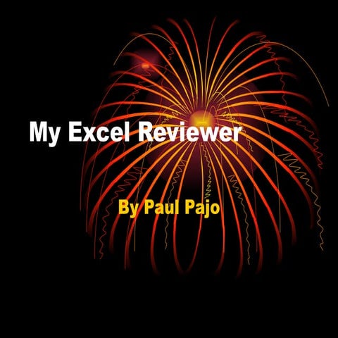 My excel reviewer 