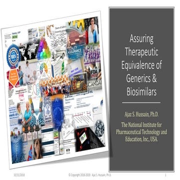 Therapeutic Equivalence in Inequality and Our Quality Scorecard