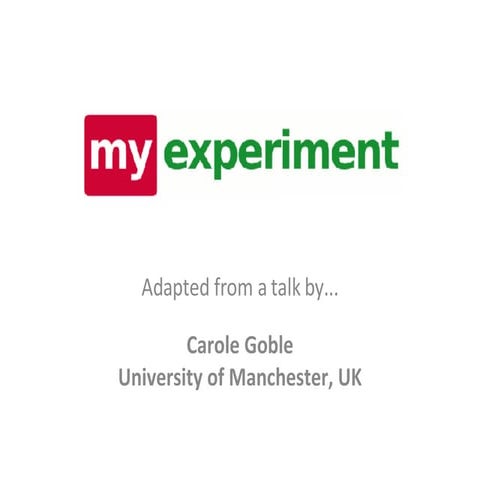 Myexperiment