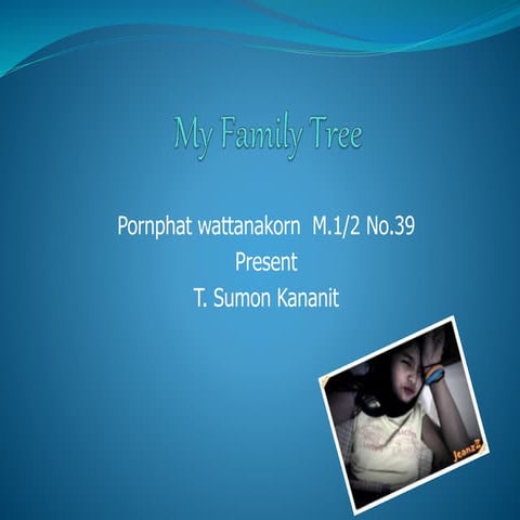 My family tree | PPTX