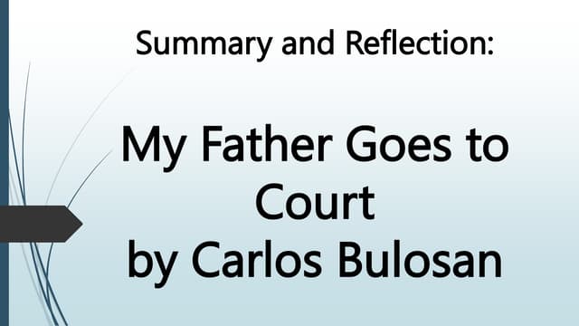 My Father Goes to Court 1 pptx My Father Goes to Court 1 pptx