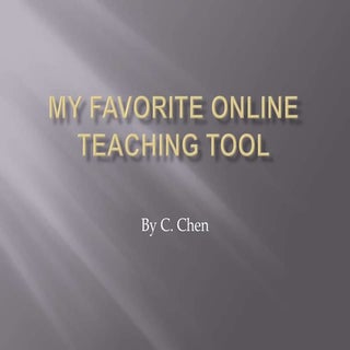 My favorite online teaching tool