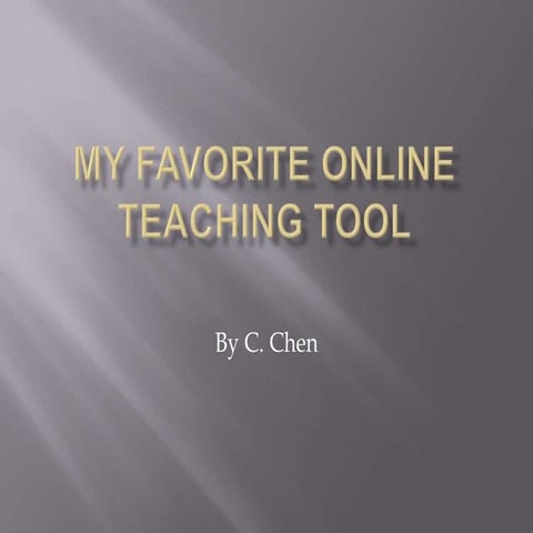 My favorite online teaching tool