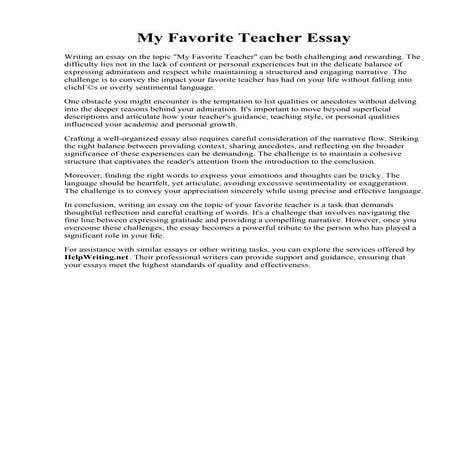My Favorite Teacher Essay.pdf