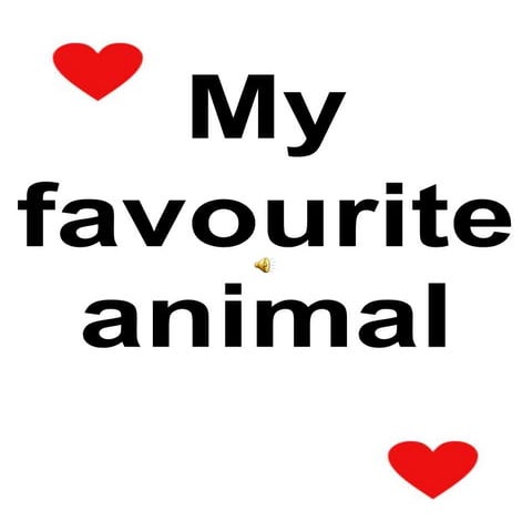 My favourite animal