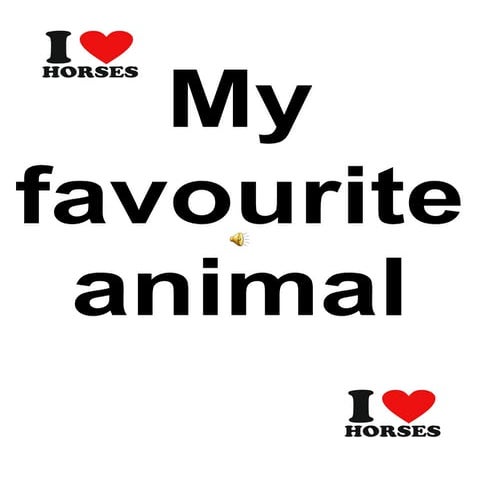 My favourite animal