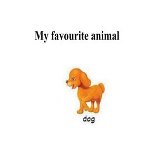 My favourite animal