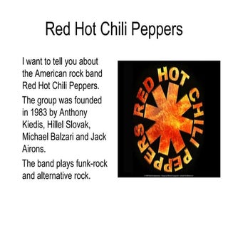 My Favourite Band. RHCP