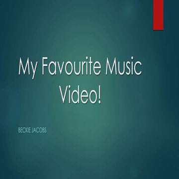 My favourite music video!