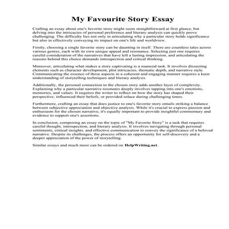 My Favourite Story Essay.pdf