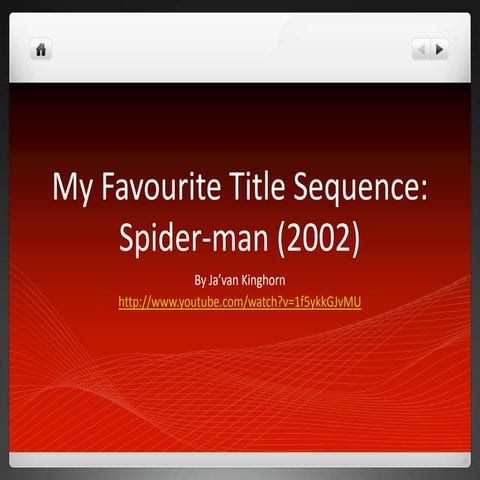 My favourite title sequence