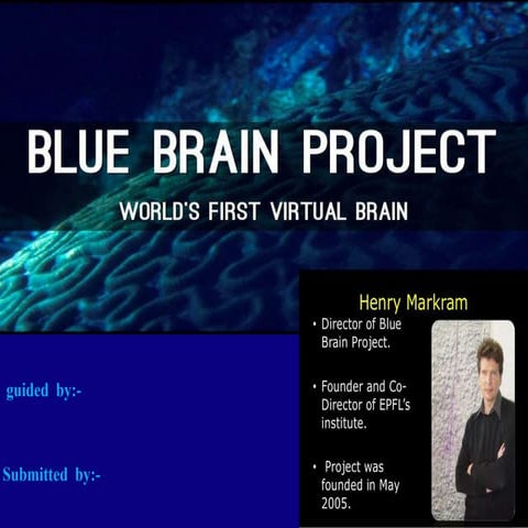 BLUE BRAIN PROJECT