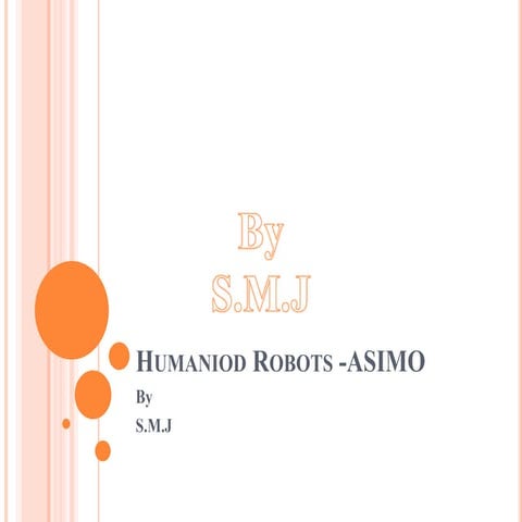 humaniod robots BY SMJppt