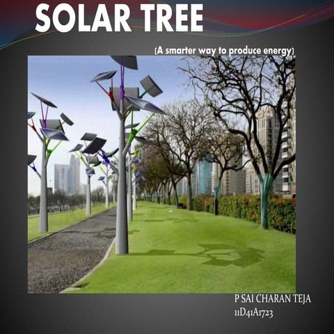 ppt on solar tree | PPTX