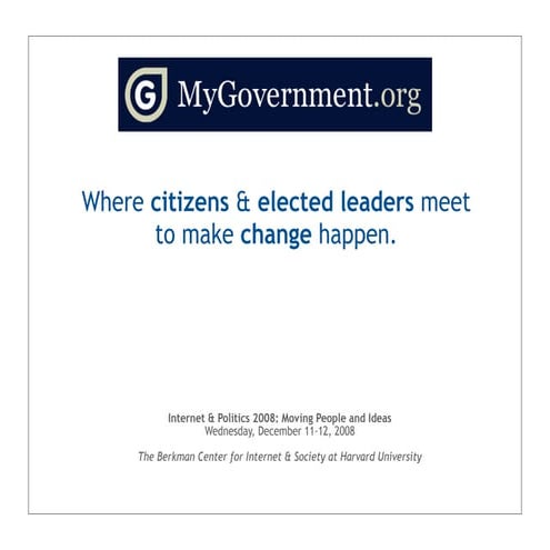 MyGovernment.org