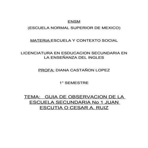 Mi Guia de observacion