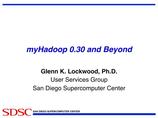 myHadoop 0.30