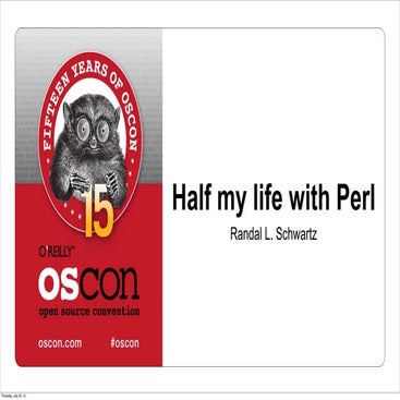 My half life with perl