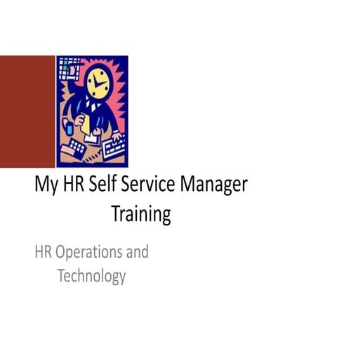 Manager Self Service