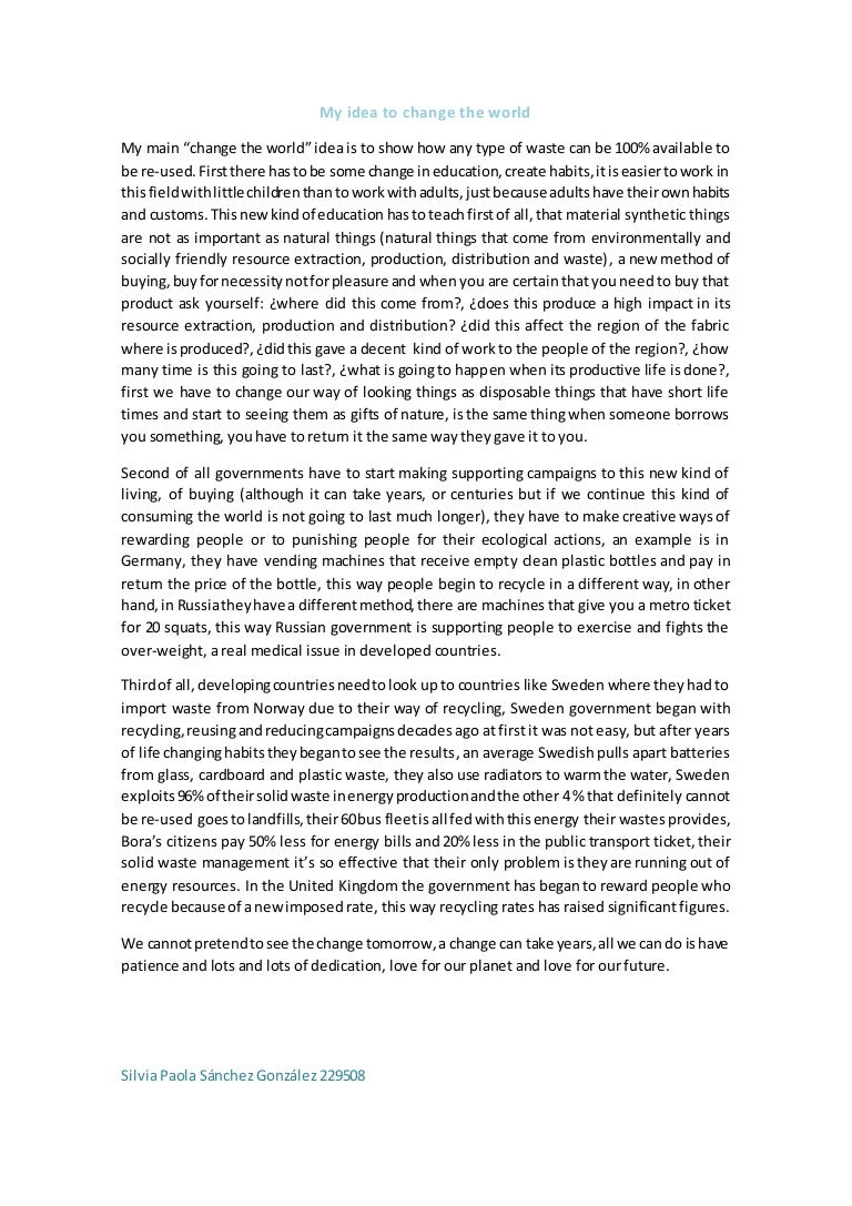 Essay of philosophy of life