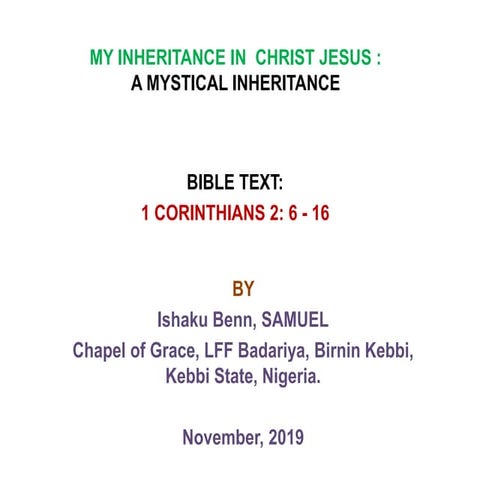 The Mind Of Christ | PDF