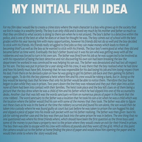 Short film ideas | DOCX
