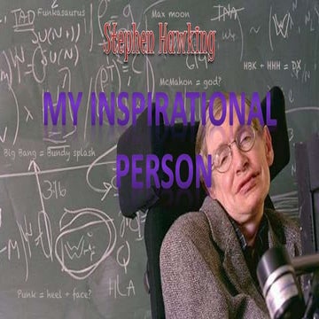 My inspirational person english