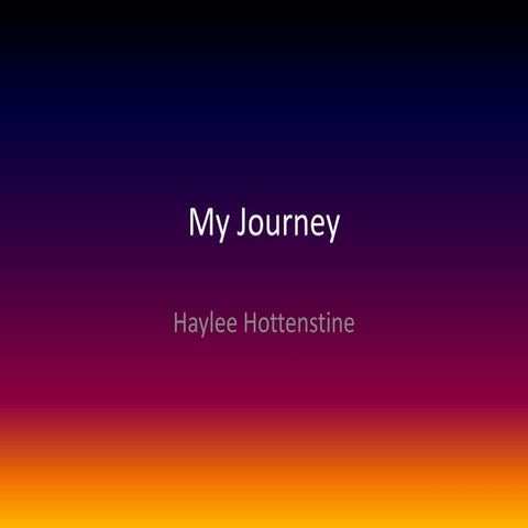 My journey