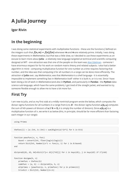A born-again programmer's odyssey