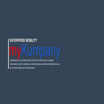 myKumpany Product Presentation