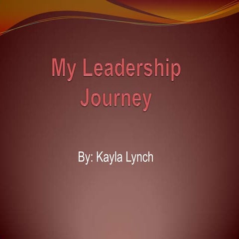 My Leadership Journey 2