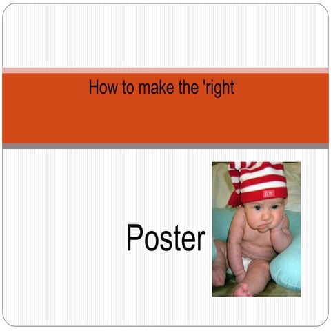 A small presentation about academic poster making!