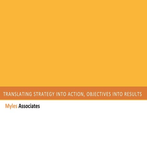 Myles Associates, Sales And Marketing Acceleration