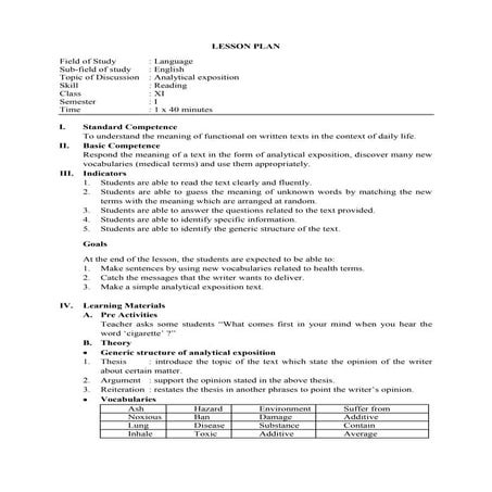 My lesson plan | DOCX