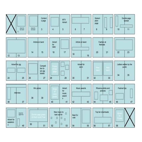 My magazine flat plan
