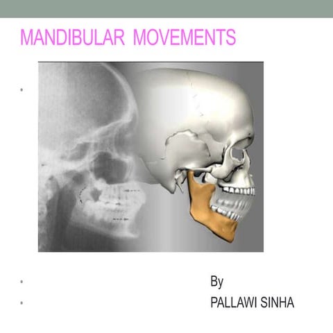 My mandibular movement  final presentation