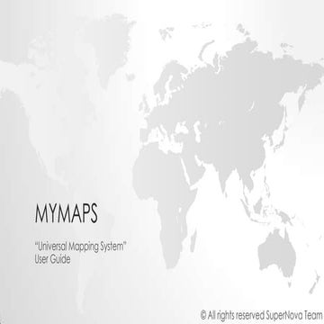 My Maps | PPSX