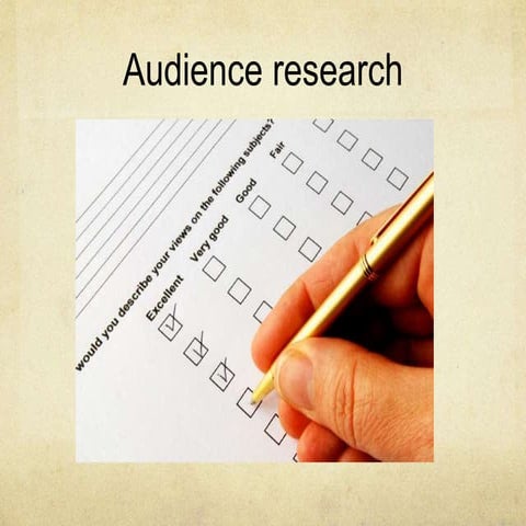 My market presentations