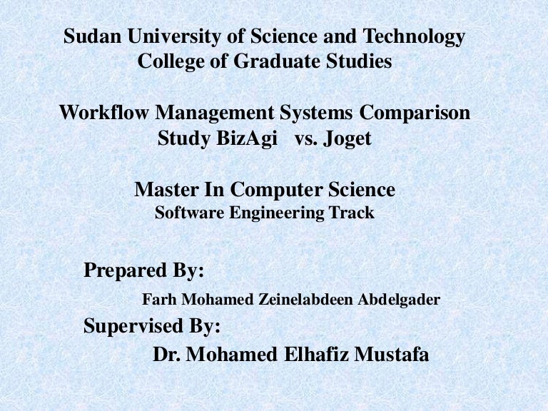 Database systems master thesis presentation